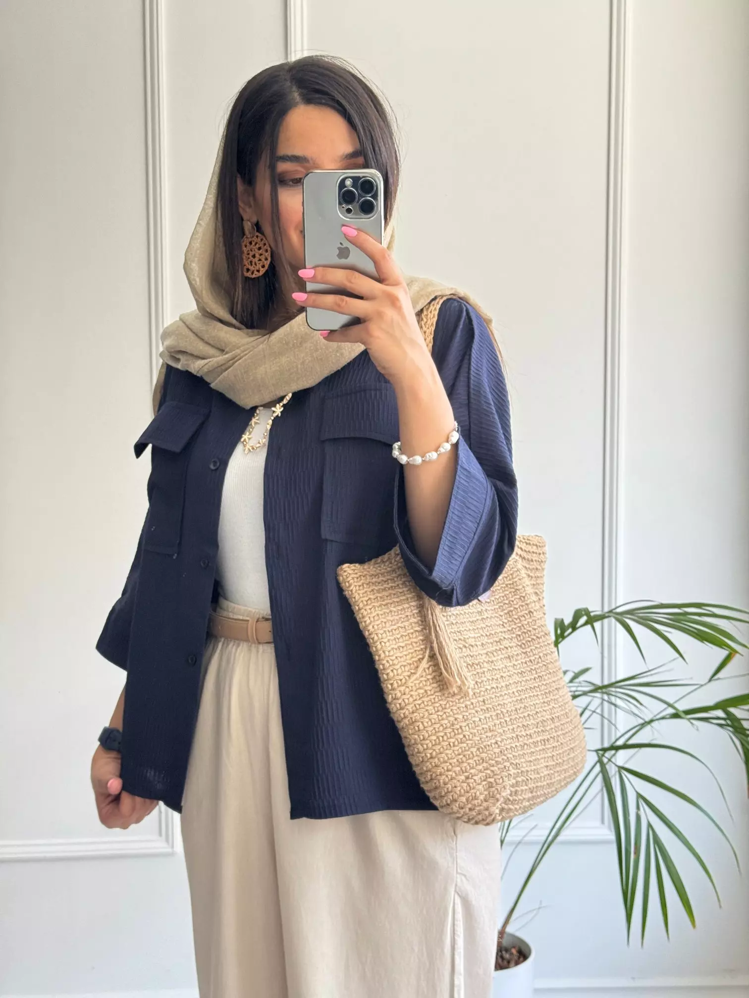 مانتو شومیزی باکسی آیناز
